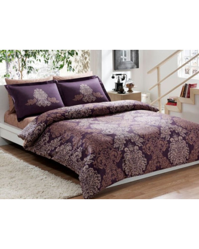 Постельное белье Tac Pavona mor сатин Deluxe евро