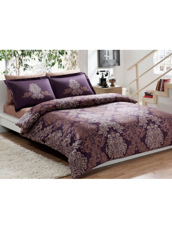 Постельное белье Tac Pavona mor сатин Deluxe евро