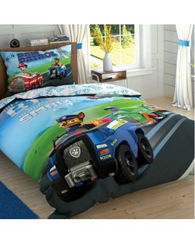 Подростковое постельное белье Tac Disney Paw Patrol Team ранфорс полуторное