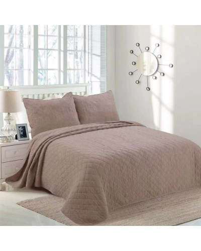 Покрывало Tekstilno хлопок 240x260 бежевое