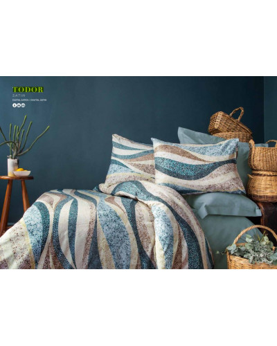 Постельное белье Issimo Home Todor сатин digital евро