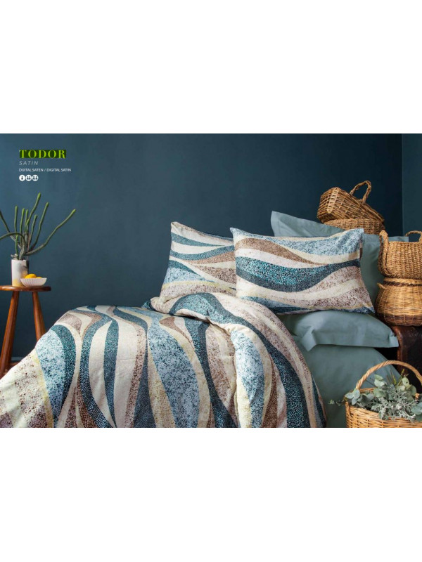 Постельное белье Issimo Home Todor сатин digital евро