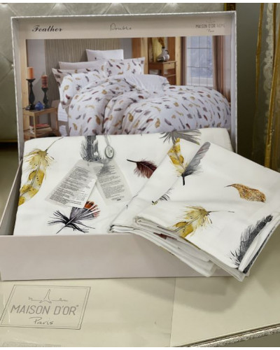 Постельное белье Maison D'or Feather сатин евро