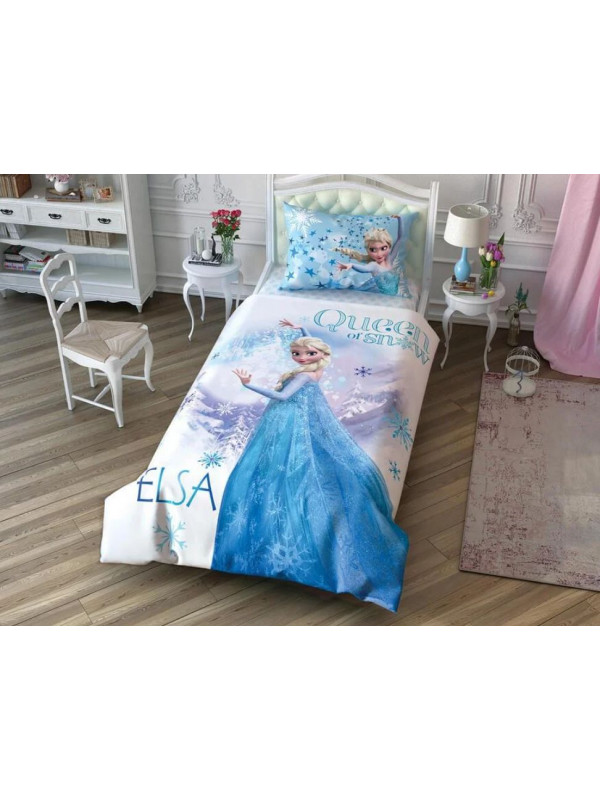 Подростковое постельное белье Tac Disney Frozen cek ранфорс полуторное