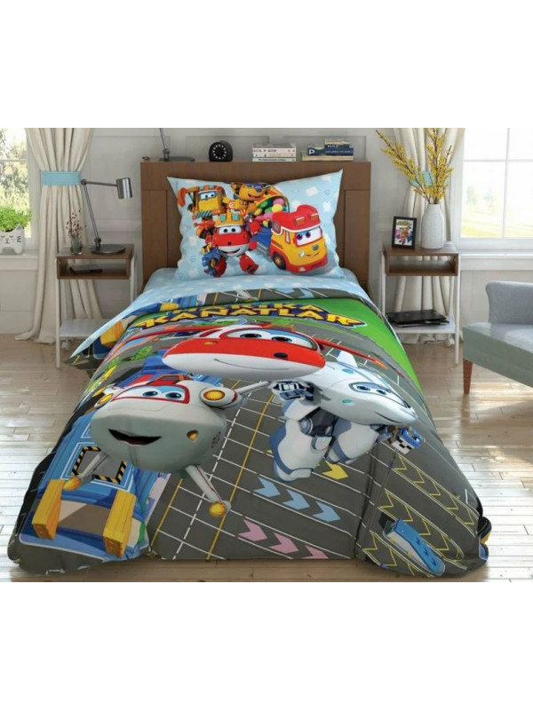 Подростковое постельное белье Tac Disney Harika Kanatlar runway ранфорс полуторное