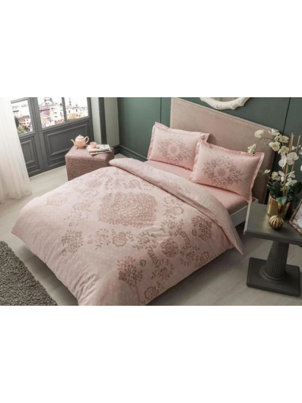 Постельное белье Tac  сатин(100%хлопок) Carissa pembe  Цвета: розовый