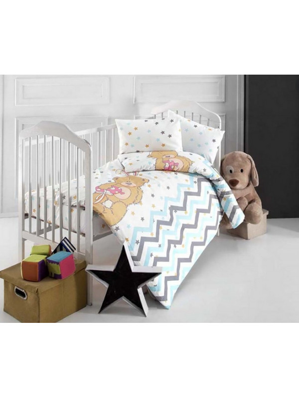 Постельное белье Аltinbasak ранфорс детское , Star bear  Цвета: разноцветный