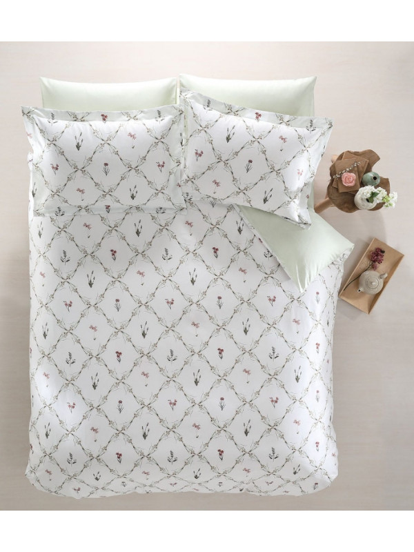 Постельное белье Tivolyo Home Mirabel делюкс сатин евро