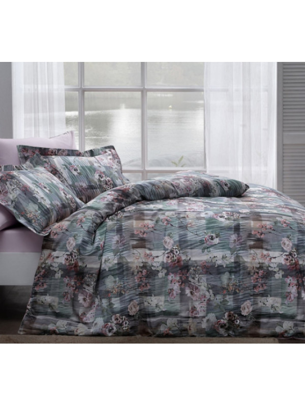 Постельное белье Tivolyo Home Paprika делюкс сатин евро