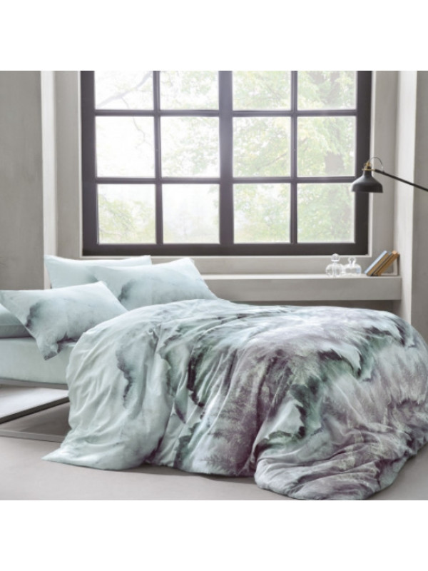 Постельное белье Tivolyo Home Forest делюкс сатин семейное