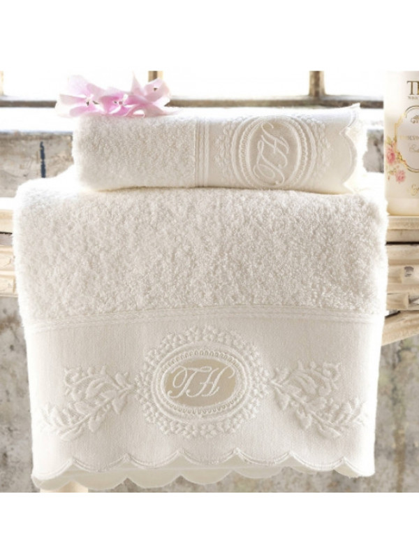 Набор полотенец Tivolyo Home Antoinette krem 50x100; 75x150