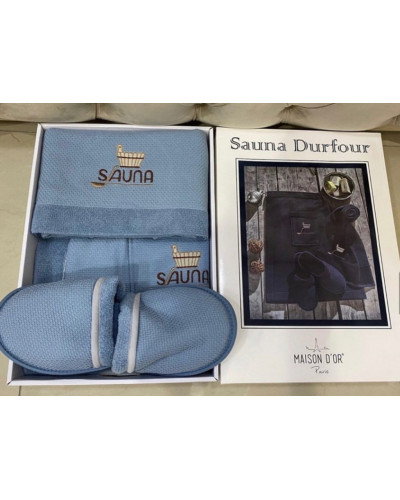 Мужской набор для сауны Maison D'or Sauna Dufour blue
