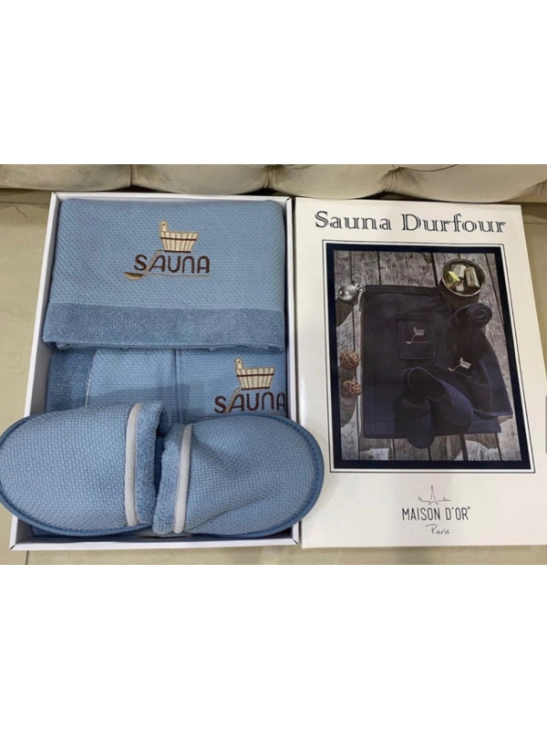 Мужской набор для сауны Maison D'or Sauna Dufour blue