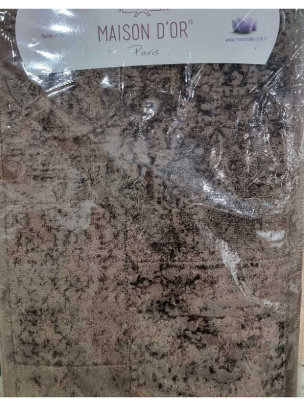 Набор ковриков в ванную Maison D'or Gardiner kahve 60x100; 50x60