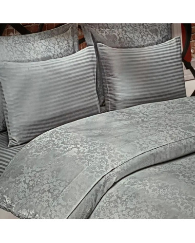 Постельное белье Maison D'or Pearl grey жаккард бамбук евро