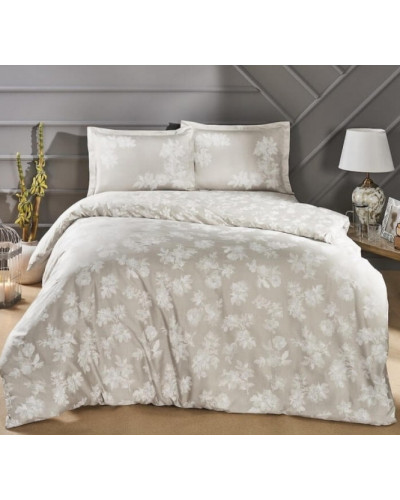 Постельное белье Tac  сатин(100%хлопок) Peggy Tas  Цвета: серый