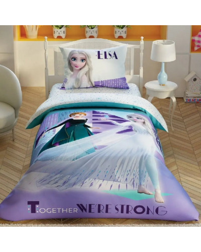 Подростковое постельное белье Tac Disney Frozen 2 Double Crystal ранфорс полуторное