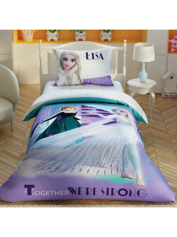 Подростковое постельное белье Tac Disney Frozen 2 Double Crystal ранфорс полуторное