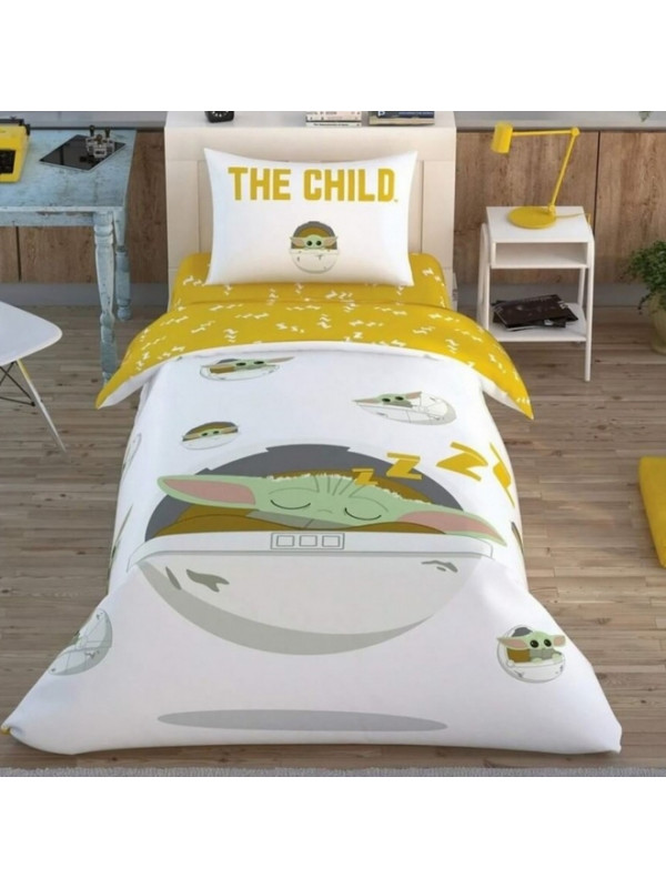 Подростковое постельное белье Tac Disney Star Wars the Child ранфорс полуторное