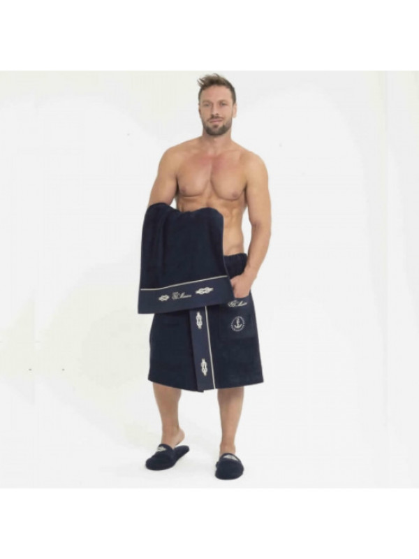 Мужской набор для сауны Tivolyo Home Marine lacivert