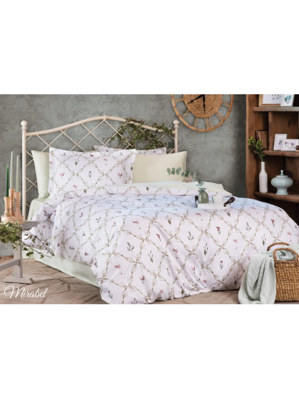 Постельное белье Tivolyo Home Mirabel делюкс сатин семейное