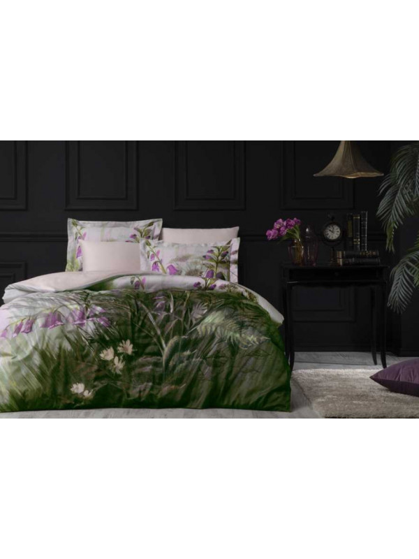 Постельное белье Tivolyo Home Larissa делюкс сатин евро