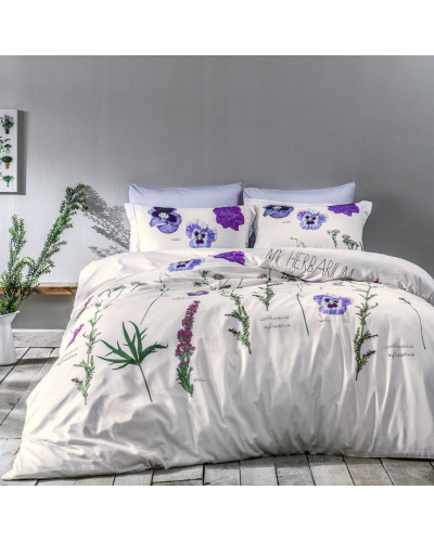 Постельное белье Tivolyo Home Frezia делюкс сатин полуторное