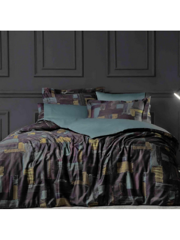 Постельное белье Tivolyo Home Greeny делюкс сатин полуторное