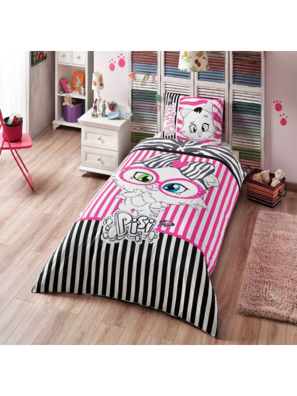 Подростковое постельное белье Tac Disney Pisi Fashion ранфорс полуторное