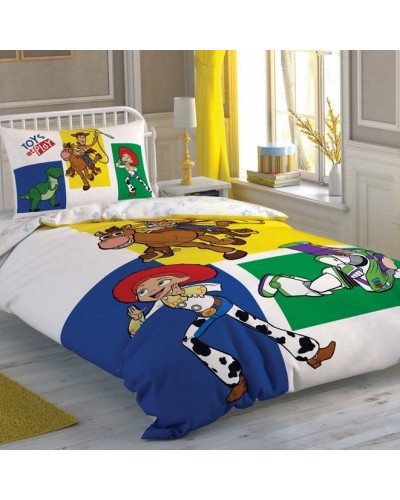 Подростковое постельное белье Tac Disney Toy Story 4 Adventure ранфорс полуторное