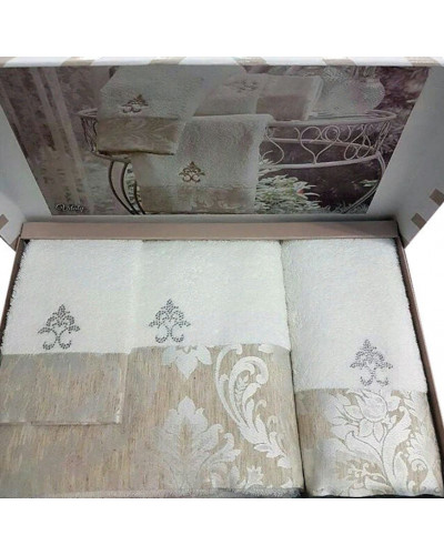 Набор полотенец Tivolyo Home Vitaly 30x50; 50x100; 75x150