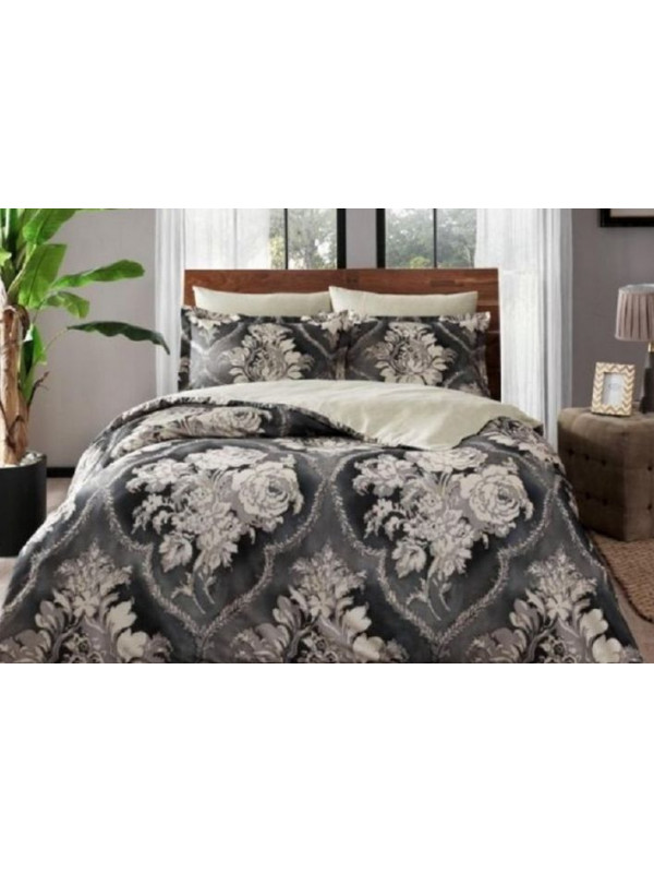 Постельное белье Tac сатин Meroe bej v01 сатин digital евро