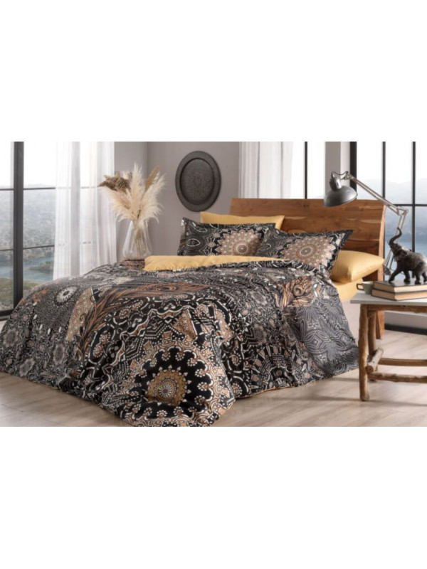 Постельное белье Tac сатин Nelle Coffee сатин digital евро