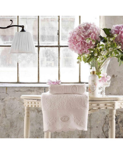Набор полотенец Tivolyo Home Antoinette pembe 50x100; 75x150