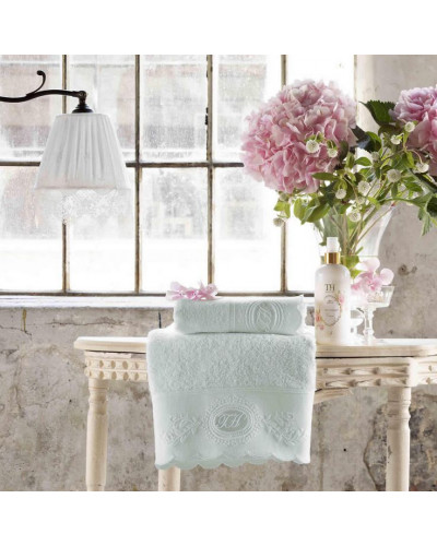 Набор полотенец Tivolyo Home Antoinette su yesil 50x100; 75x150