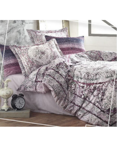 Постельное белье Dantela Lina murdum сатин digital евро