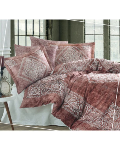 Постельное белье Dantela Grace brick сатин digital евро