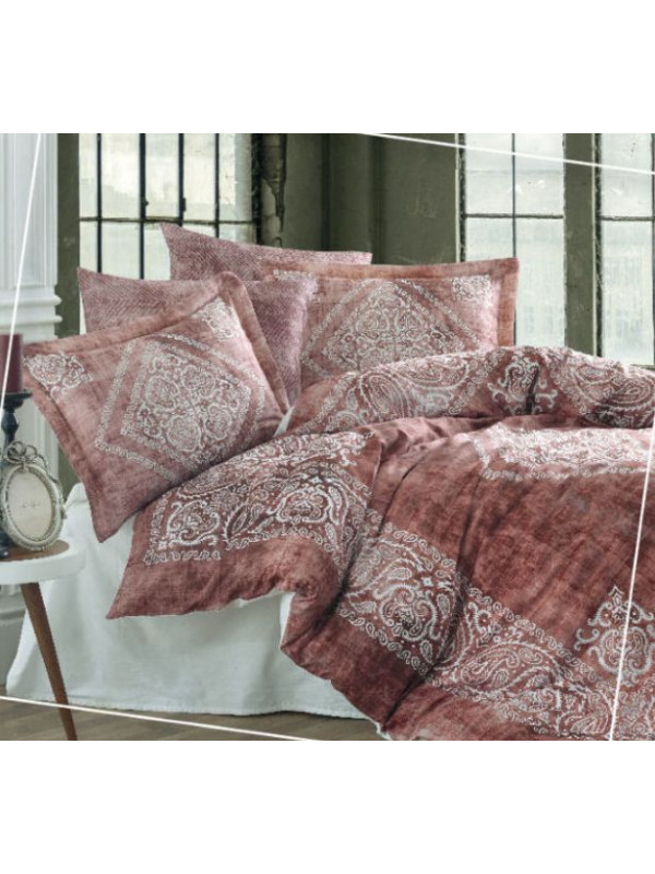Постельное белье Dantela Grace brick сатин digital евро