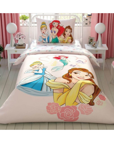 Подростковое постельное белье Tac Disney Princess Girl Power ранфорс полуторное