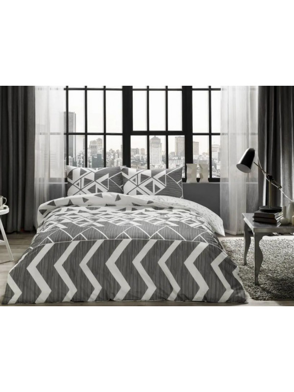 Постельное белье Tac Otto Grey ранфорс полуторное