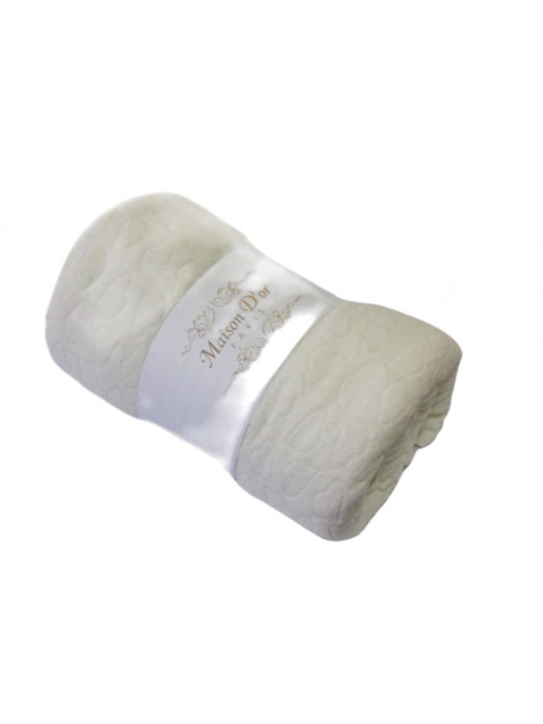 Простынь Maison D'or grey махровая на резинке 180x200 + наволочки 2-50x70