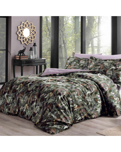 Постельное белье Tivolyo Home Manhattan делюкс сатин жатый шёлк евро