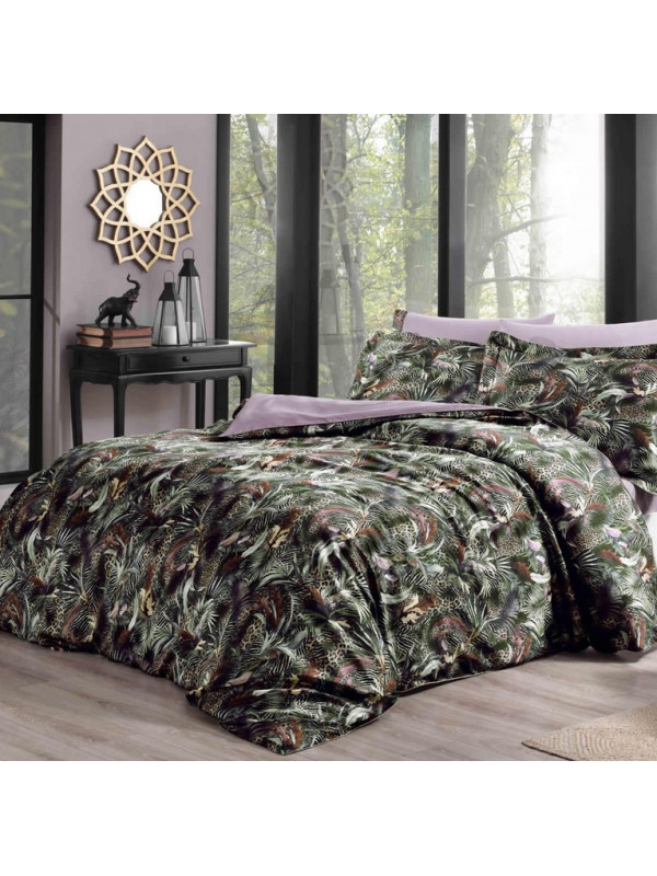 Постельное белье Tivolyo Home Manhattan делюкс сатин жатый шёлк евро