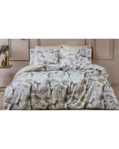 Постельное белье Tivolyo Home Lionella делюкс сатин жатый шёлк евро