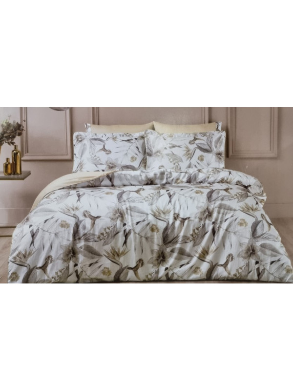 Постельное белье Tivolyo Home Lionella делюкс сатин жатый шёлк евро