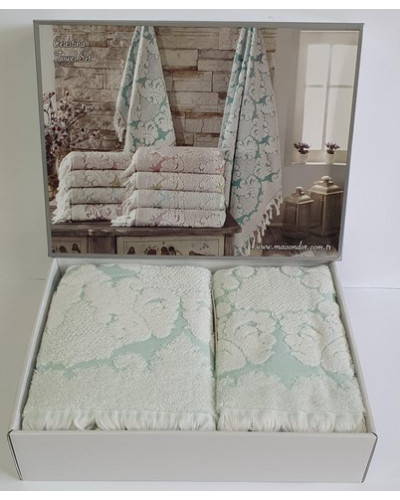 Набор полотенец Maison D'or Celestina ice 50x100; 85x150