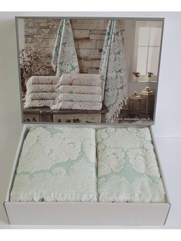 Набор полотенец Maison D'or Celestina ice 50x100; 85x150