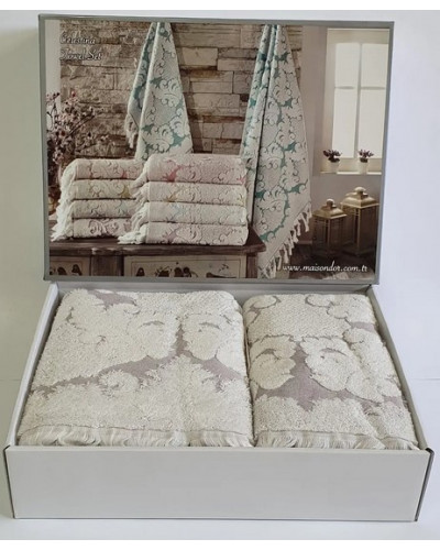 Набір рушників Maison D'or Celestina lavander 50x100; 85x150