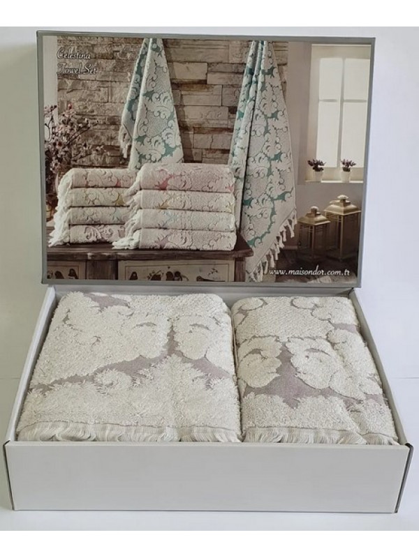 Набор полотенец Maison D'or Celestina lavander 50x100; 85x150
