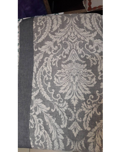 Покрывало Tekstilno лен 200x230 серый